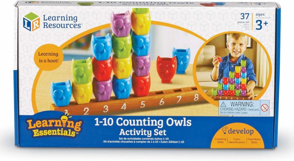 1-10 Counting Owls Activity Set  Counting & Sorting Toys  Math Game  Fine Motor Toy  25 Piece Set  Ages 3+  |  Sorting & Stacking Toys All Toys Sorting & Stacking Toys