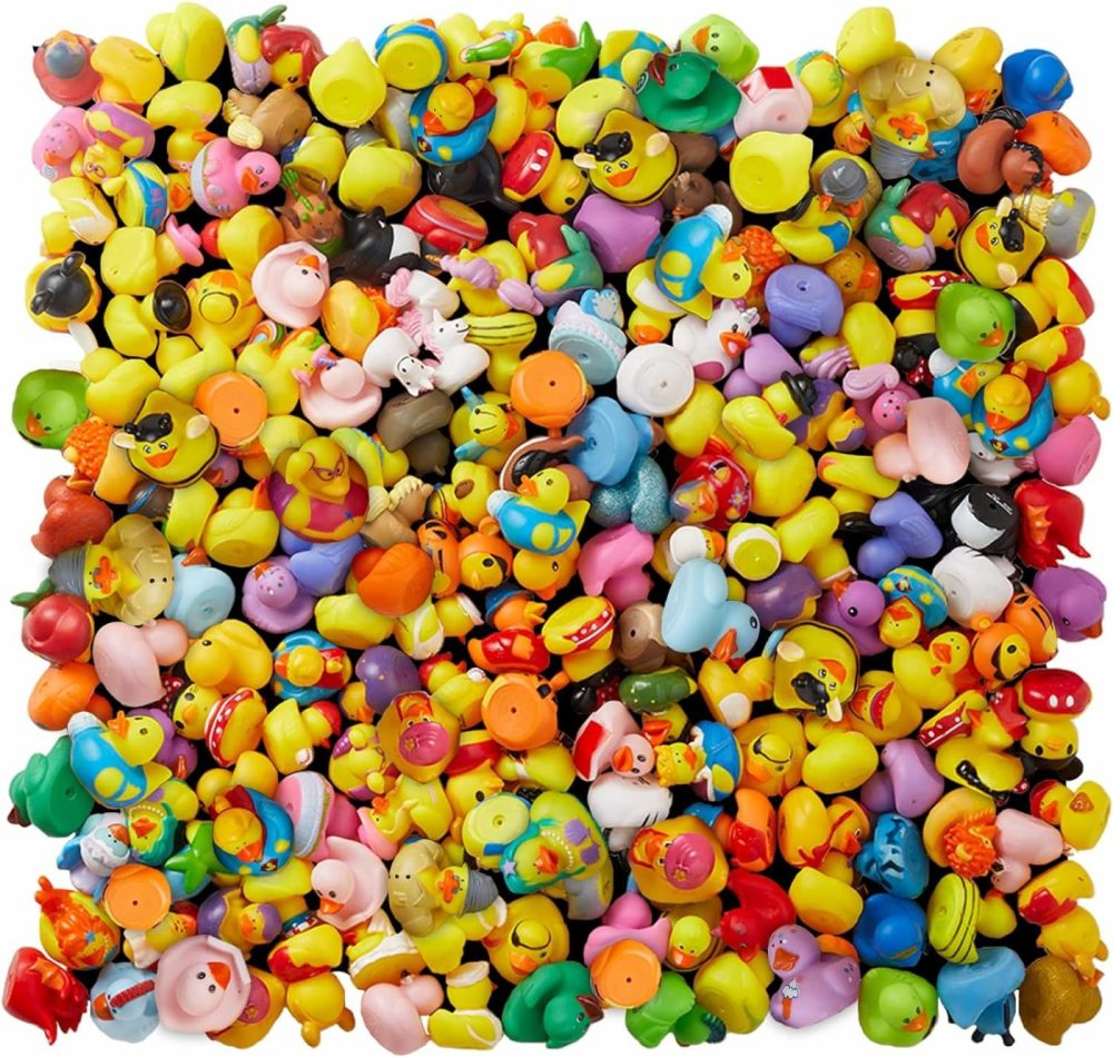 100 Pack Rubber Duck For Jeeps Ducking – 2″ Bulk Floater Duck For Kids – Baby Bath Toy Assortment – Party Favors  Bath Time  Birthdays  And More (100 Varieties)  |  Bath Toys All Toys Bath Toys