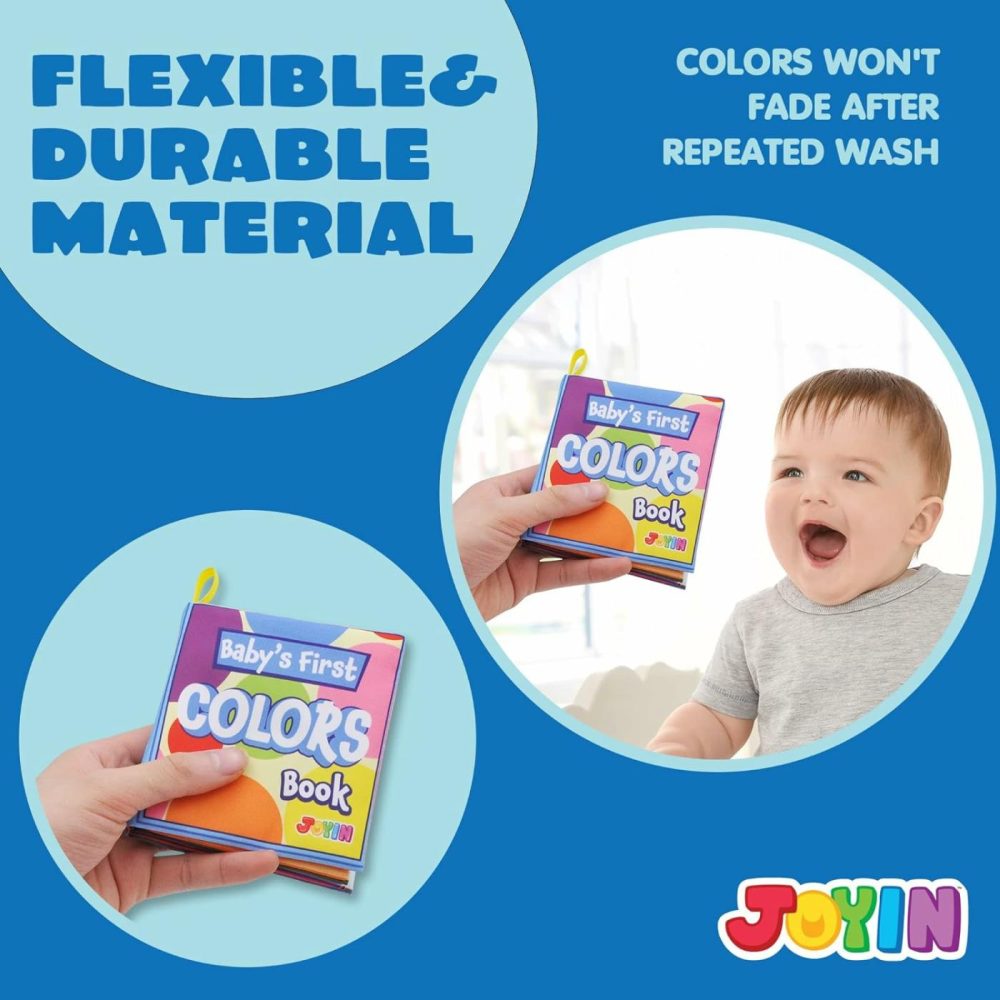 12 Pcs Bath Books  Nontoxic Fabric Soft Crinkly Cloth Books  Waterproof  Bathtub Pool And Early Education First Toys For Infant Newborn Baby Toddlers Kids Birthday Gifts  |  Bath Toys All Toys Bath Toys