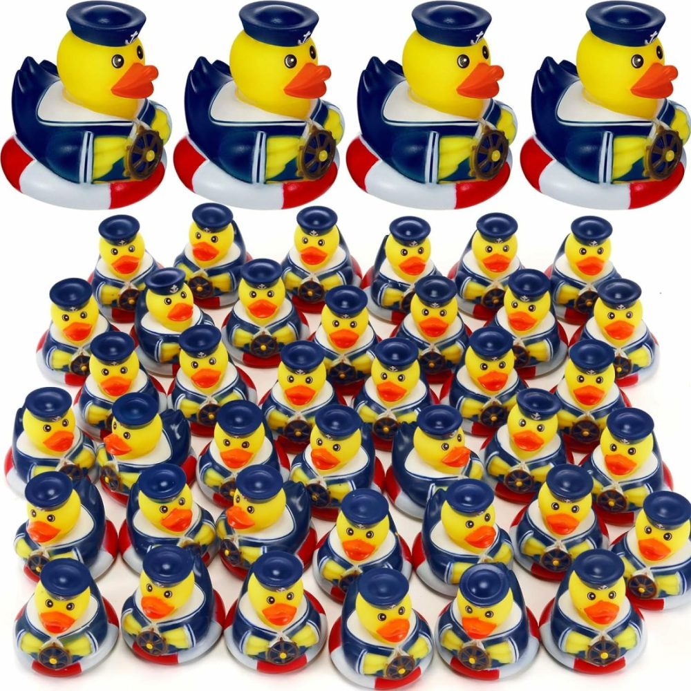 12 Pcs Cruise Ships Rubber Ducks 2 Inch Nautical Rubber Duck Bulk Cruise Ducks Sailing Rubber Ducks Cruise Ship Duck For Party Gift Classroom Bath Carnival Pool  |  Bath Toys All Toys Bath Toys