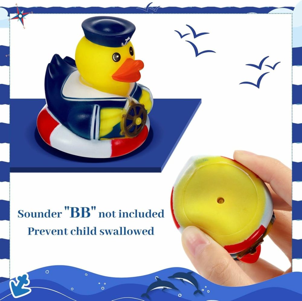 12 Pcs Cruise Ships Rubber Ducks 2 Inch Nautical Rubber Duck Bulk Cruise Ducks Sailing Rubber Ducks Cruise Ship Duck For Party Gift Classroom Bath Carnival Pool  |  Bath Toys All Toys Bath Toys