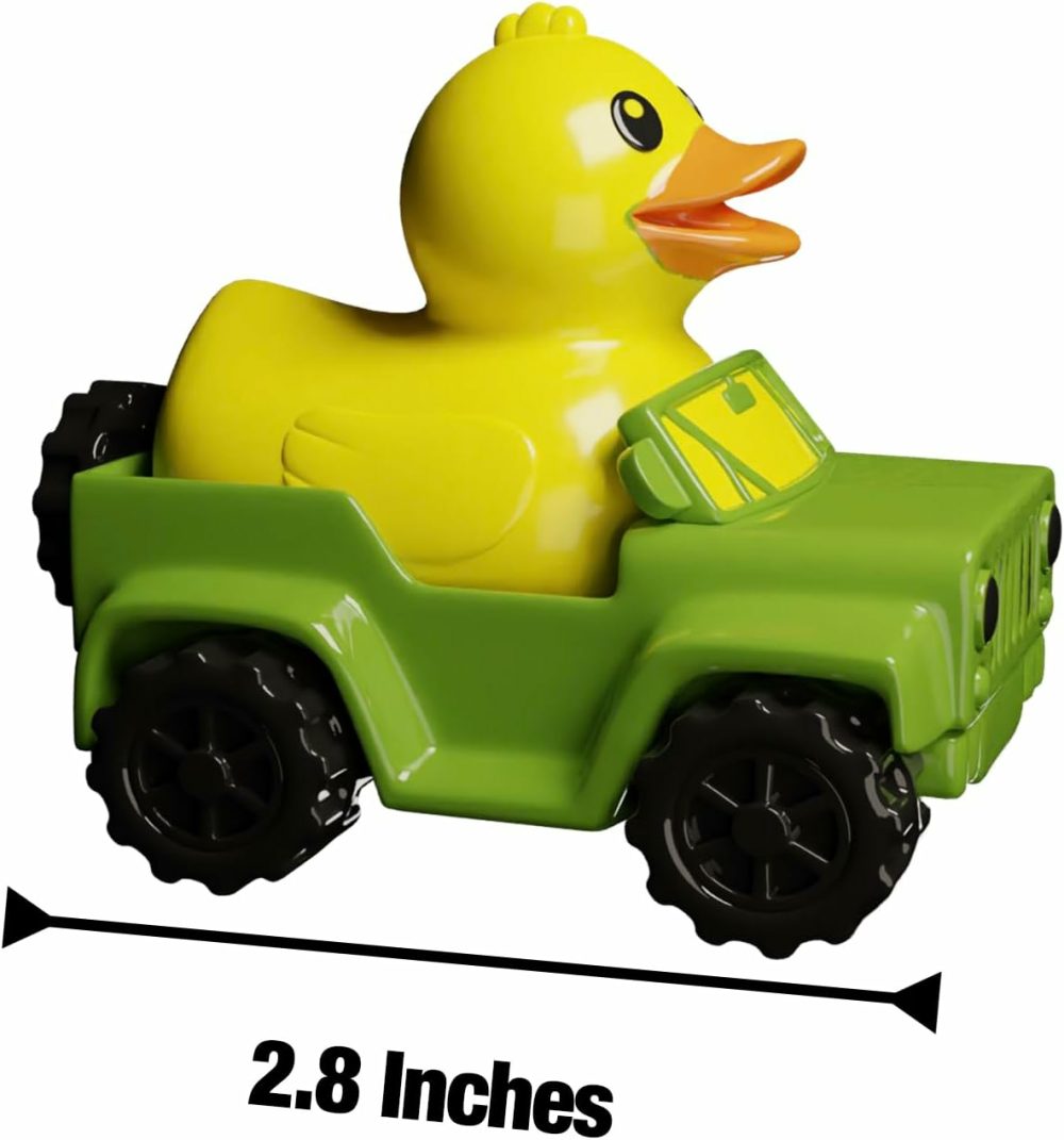 15 Jeep Ducks Rubber Ducks. 5 Classic Colors – 2.8 Inch – Bath Ducks The Shape Of A Vehicle  Great For Jeep Ducking –  Rubber Ducks In A Jeep  |  Bath Toys All Toys Bath Toys