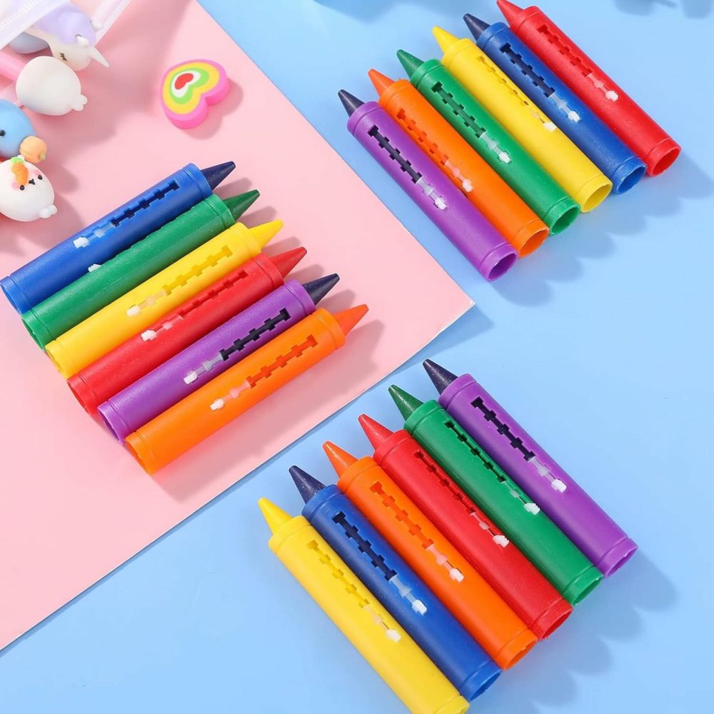 18 Pieces Bath Crayons Bathtub Crayons Washable Easy Clean Bathtime Crayons Colorful Bathtub Markers Toys Shower Crayons Bath Paint For Toddlers Kids  |  Bath Toys All Toys Bath Toys