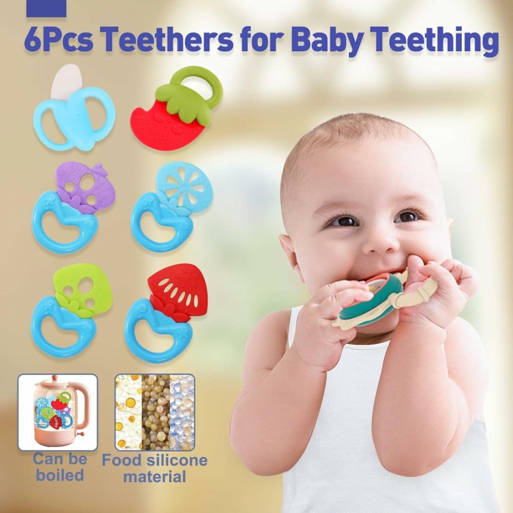 18Pcs Baby Toys 3-6 Months  Baby Rattles 0-6 Months  Newborn Infant Baby Toys 0-3 Months  Baby Rattles 0-6 Months  Baby Toys 6 To 12 Months  Baby Boy Girl Gifts Set  |  Rattles & Plush Rings All Toys B-18P