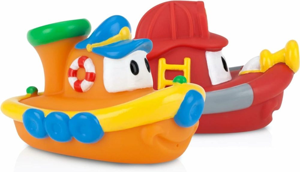 2-Pack Tub Tugs Floating Boat Bath Toys  Colors May Vary  (Pack Of 2)  |  Bath Toys All Toys Bath Toys