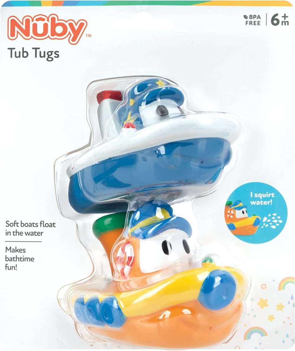 2-Pack Tub Tugs Floating Boat Bath Toys  Colors May Vary  (Pack Of 2)  |  Bath Toys All Toys Bath Toys