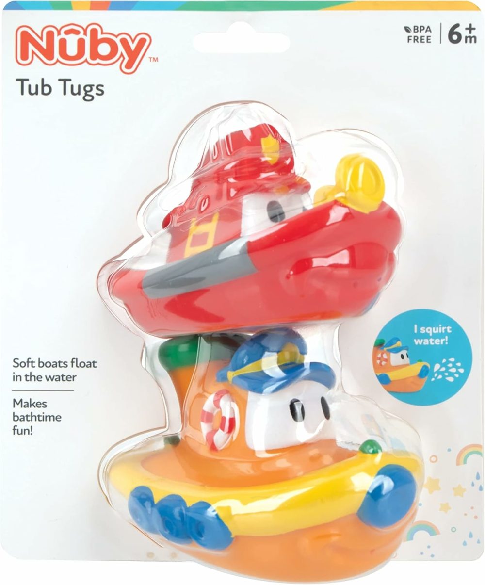 2-Pack Tub Tugs Floating Boat Bath Toys  Colors May Vary  (Pack Of 2)  |  Bath Toys All Toys Bath Toys