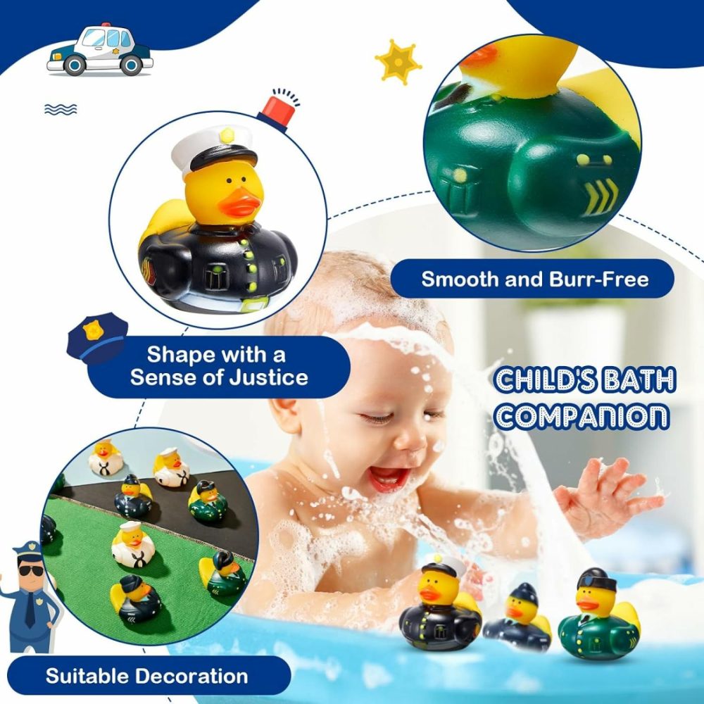 24 Pcs 2.17 Inches Military Ducks Uniform Armed Forces Military Rubber Ducks Military Party Favors Cool Rubber Ducks For Shower Birthday Party Gift  |  Bath Toys All Toys Bath Toys