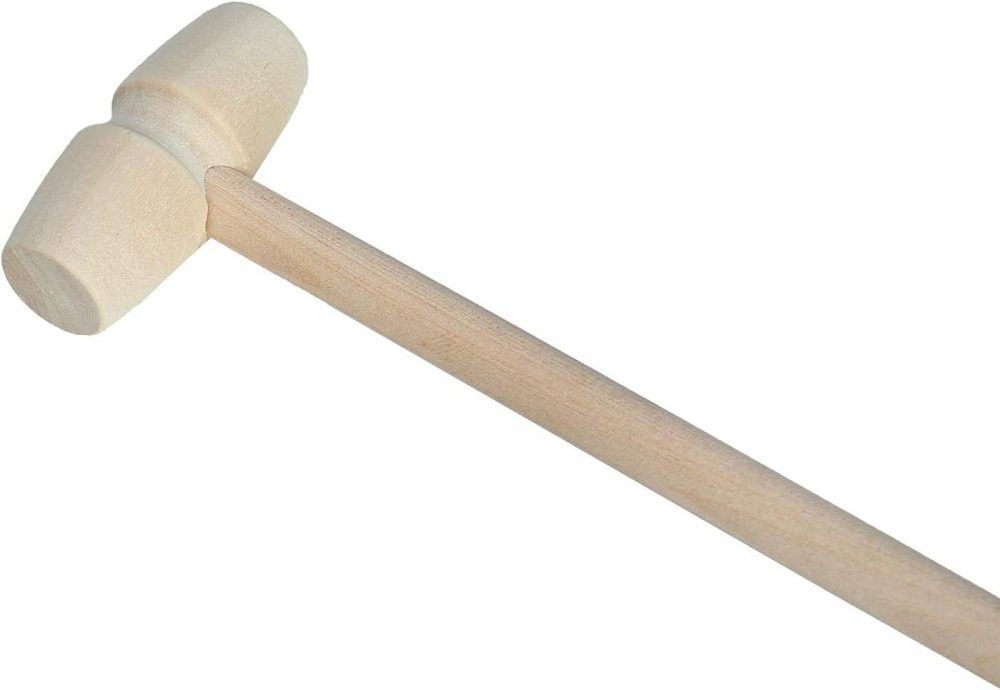 24 Pieces Mini Wooden Hammers Natural Wood Mallets Gavel Toy For Kids  |  Hammering & Pounding Toys All Toys Hammering & Pounding Toys