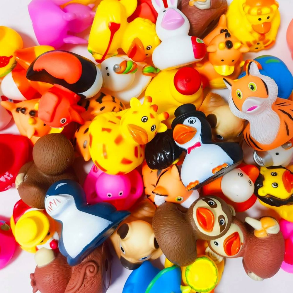 27 Pcs Rubber Ducks For Jeep Baby Showers Accessories Duckies Bath Toys For Kids Girls Boys Holiday Party Favors Gift Exchange(Animal)  |  Bath Toys All Toys Bath Toys