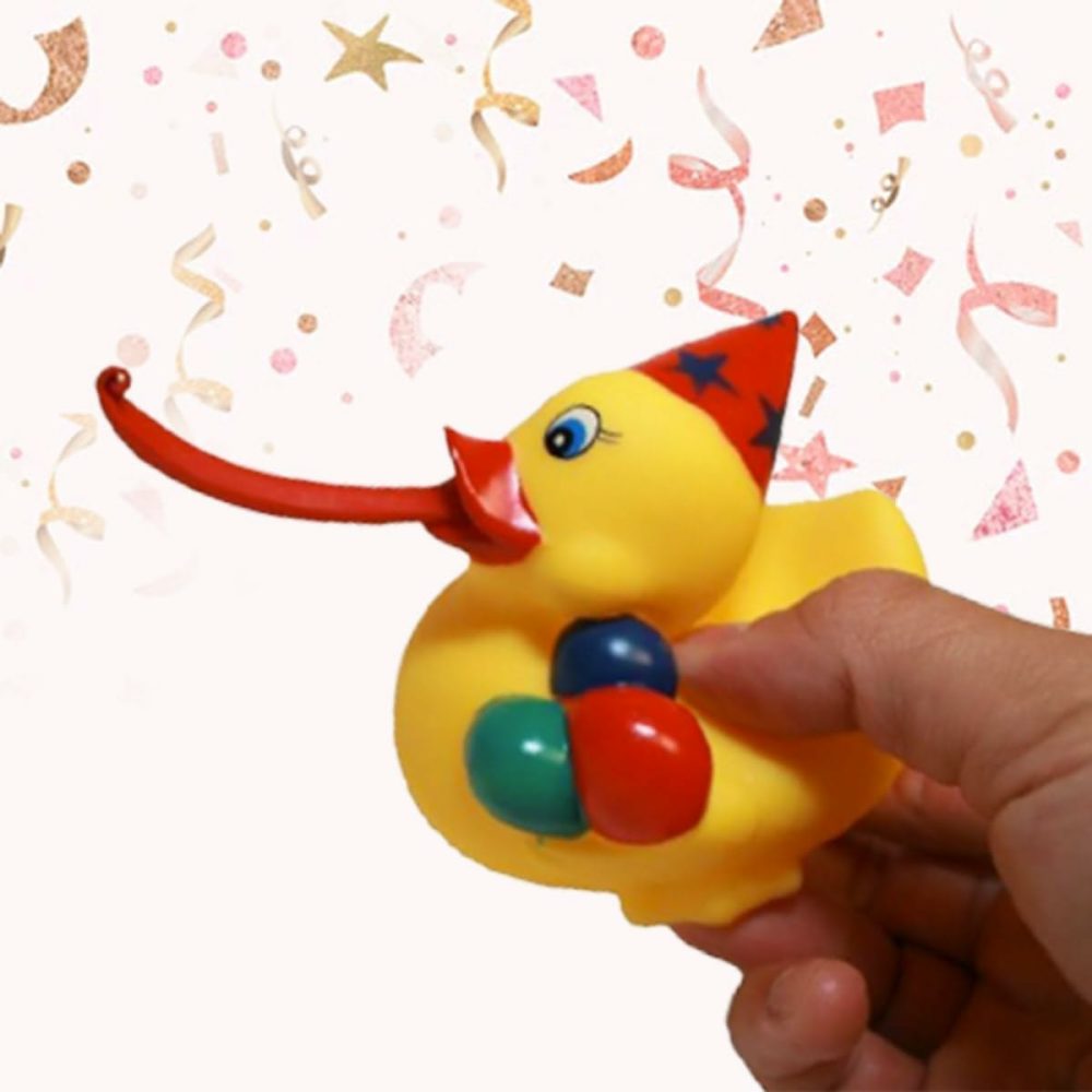 3.4 Inch Rubber Ducks Family Party Rubber Duck Bath Toys Squeaking And Tongue Blowing Party Celebration Fun All Depts. Favor Gift New Year Birthday Baby Shower Christmas Adult Gift  |  Bath Toys All Toys Bath Toys