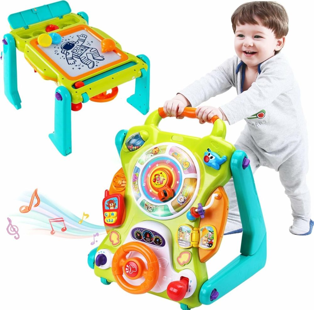 3 In 1 Baby Walker Sit To Stand Toys  Kids Activity Center  Toddlers Musical Fun Table  Lights And Sounds  Learning  Birthday Gift For 9  12  18 Months  1  2 Year Old  Infant  Boy  Girl  |  Electronic Early Development Toys All Toys Electronic Early Development Toys