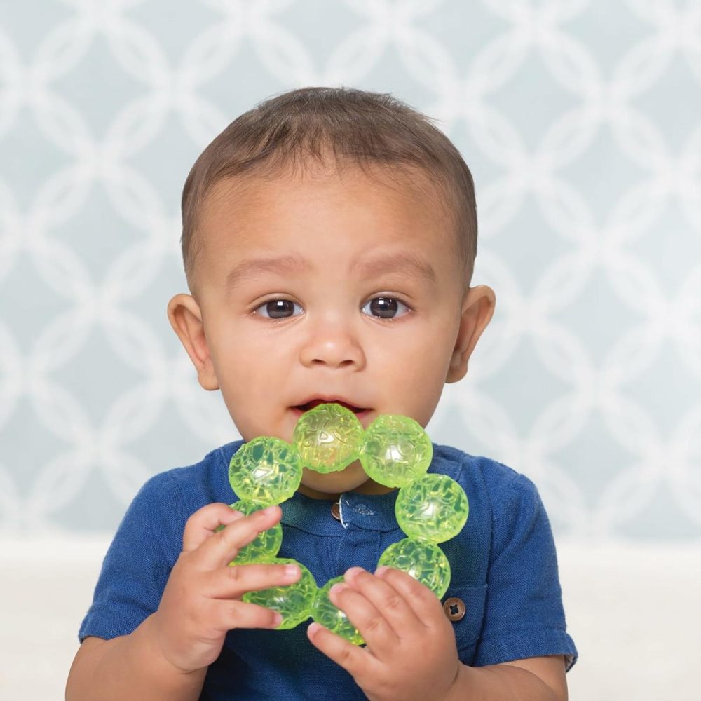 3-Pack Water Teethers  |  Teethers All Toys 3 Pack - 2 Lime + 1 Blue