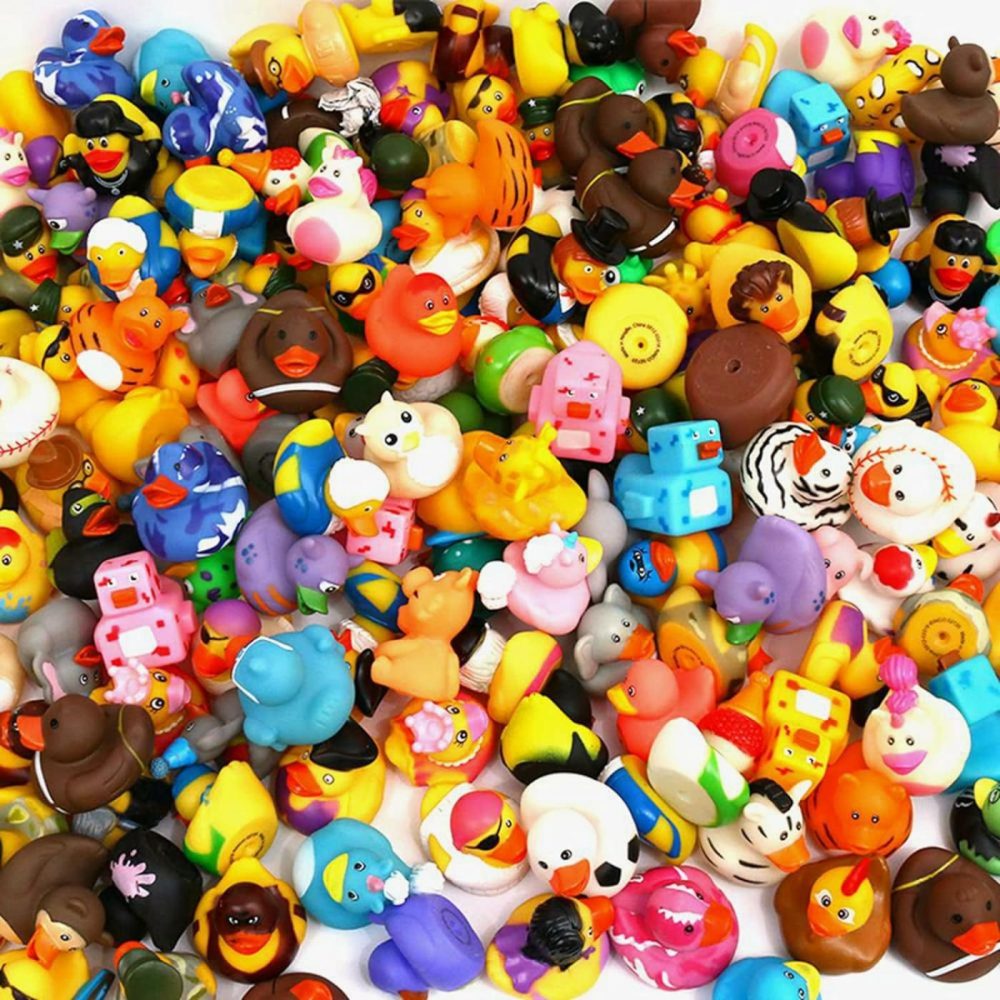 30 Pack Rubber Duck For Jeeps Ducking – 2″ Bulk Floater Duck For Kids – Baby Bath Toy Assortment – Party Favors  Birthdays  Bath Time  And More (30 Varieties)  |  Bath Toys All Toys Bath Toys