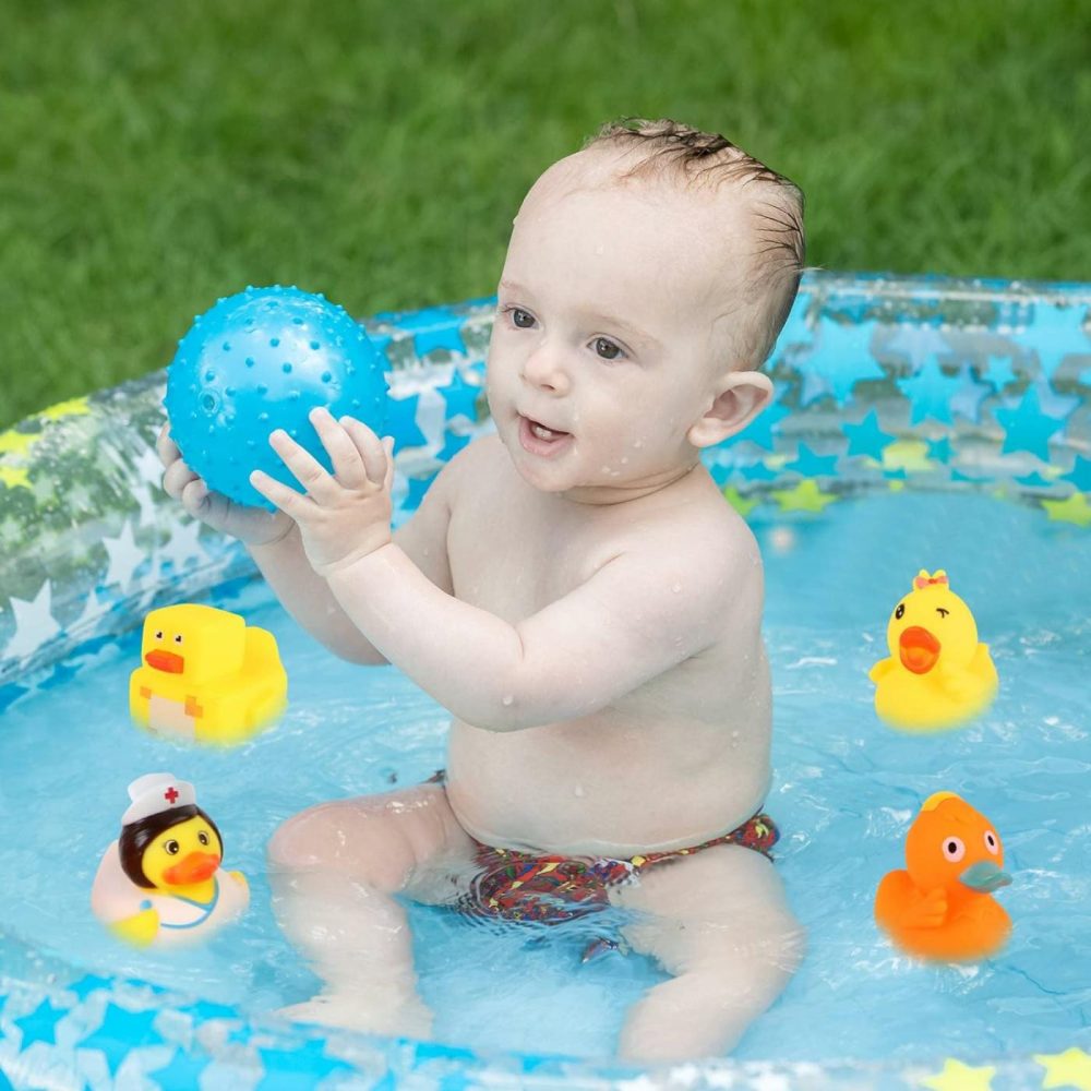 30Pcs Rubber Ducks Bath Toys For Toddlers 1-3,Assorted Duckies Bathtime Soft Baby Pool Toys Birthday Gifts  |  Bath Toys All Toys Bath Toys