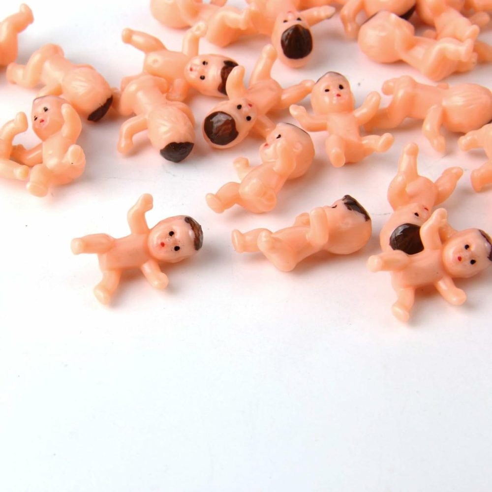 36Pcs Mini Plastic Babies For Baby Shower  Ice Cube Game  Party Decorations  Baby Toys  |  Bath Toys All Toys Bath Toys