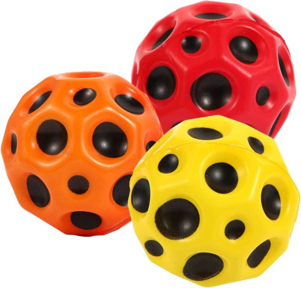 3Pcs Mini Super High Bouncing Balls Toys,Rubber Space Balls Toy For Kids Adults  Sport Training Ball For Indoor Outdoor Play  Sensory Balls For Toddlers Boys Girls  |  Balls All Toys [MA]