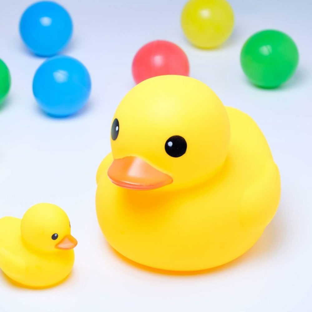 4 Inch Yellow Rubber Bath Ducks For Child  |  Bath Toys All Toys Bath Toys