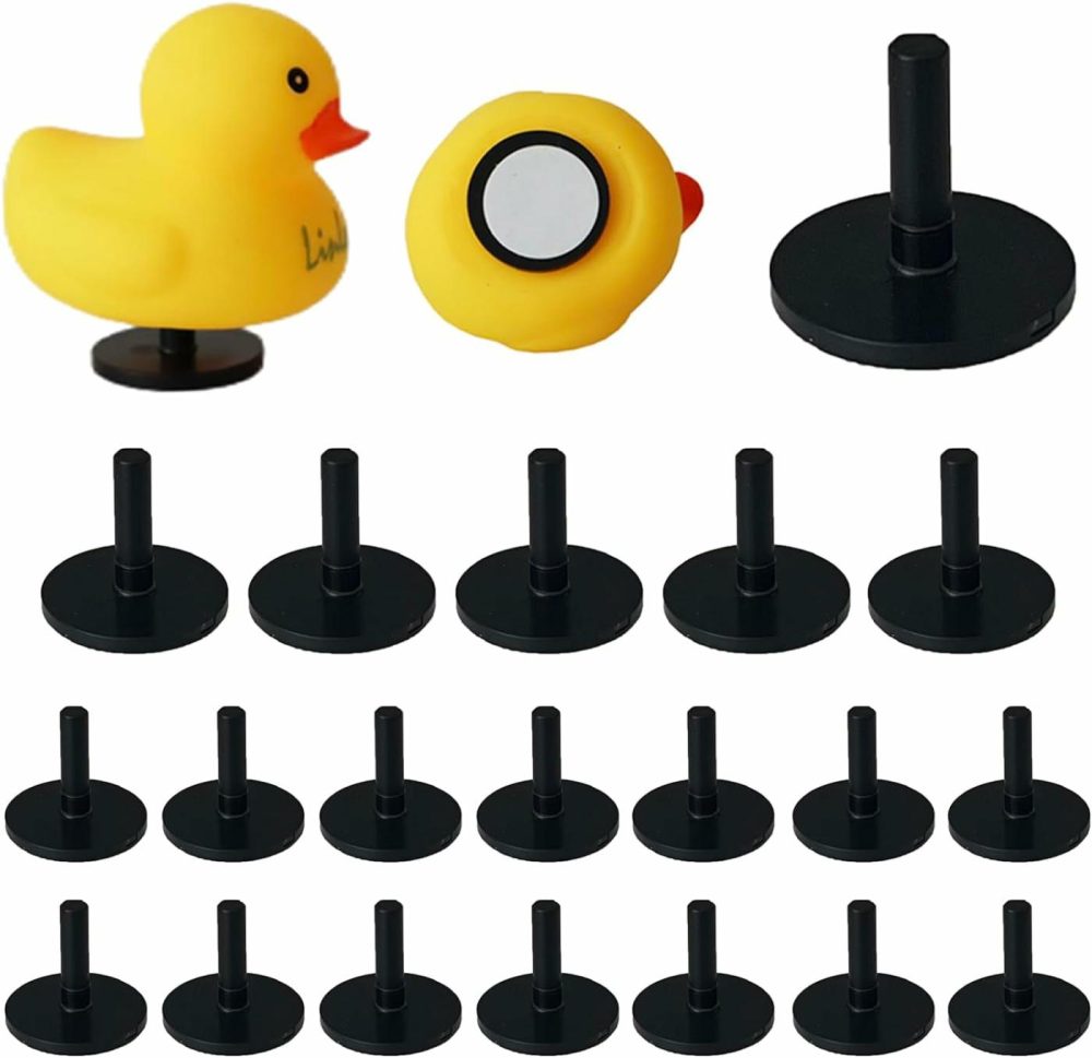 40Pcs Duck Plug – Rubber Duck Mount,Flock Locker Rubber Duck Holder For Jeep Dash And Fixed Display,Gift For Jeep Lover,Black（Excluding Rubber Duck）  |  Bath Toys All Toys Bath Toys