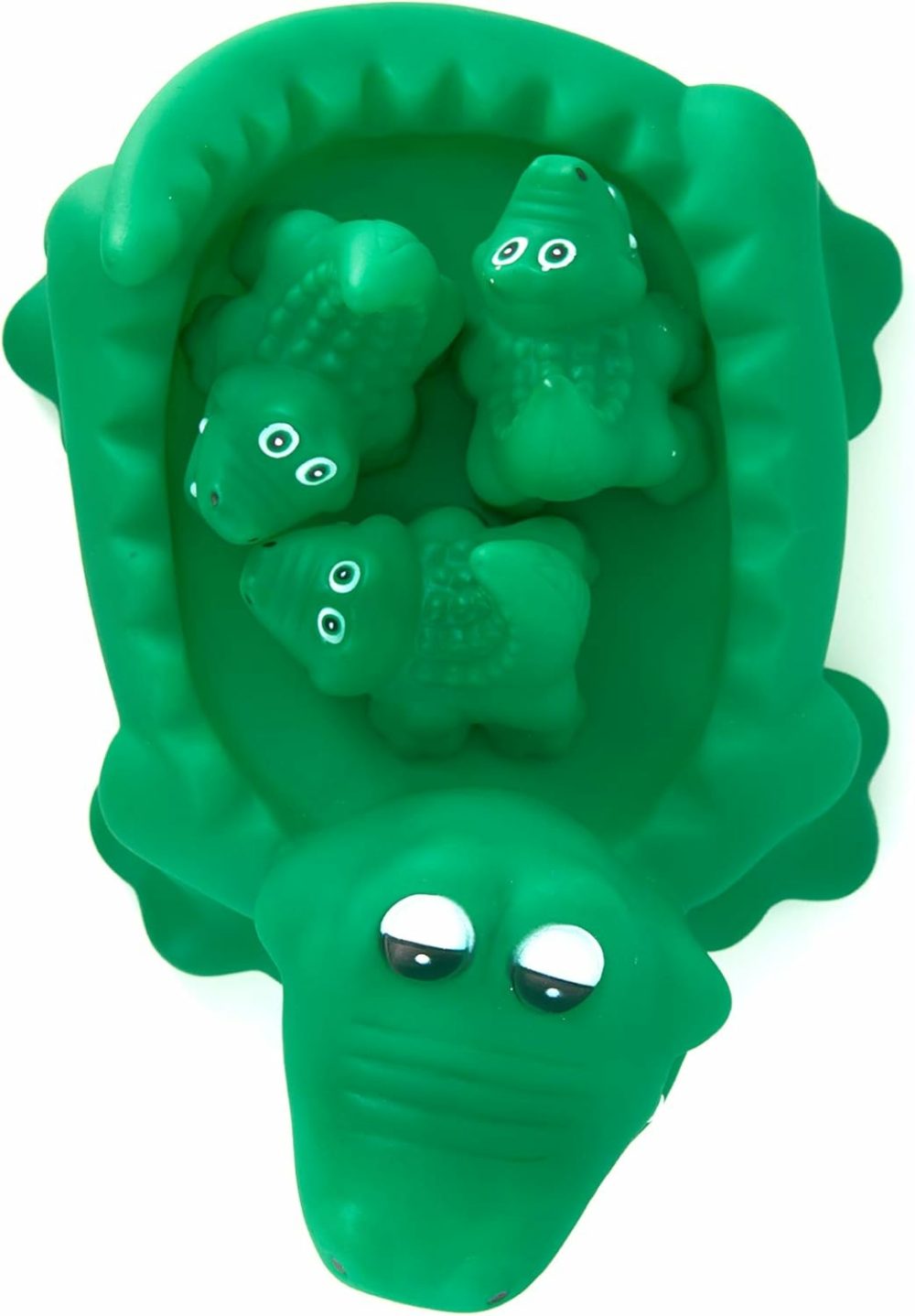 4Pc Alligator Bath Play Set  One Large With 3 Baby Alligators Bathtime Toys  |  Bath Toys All Toys Bath Toys