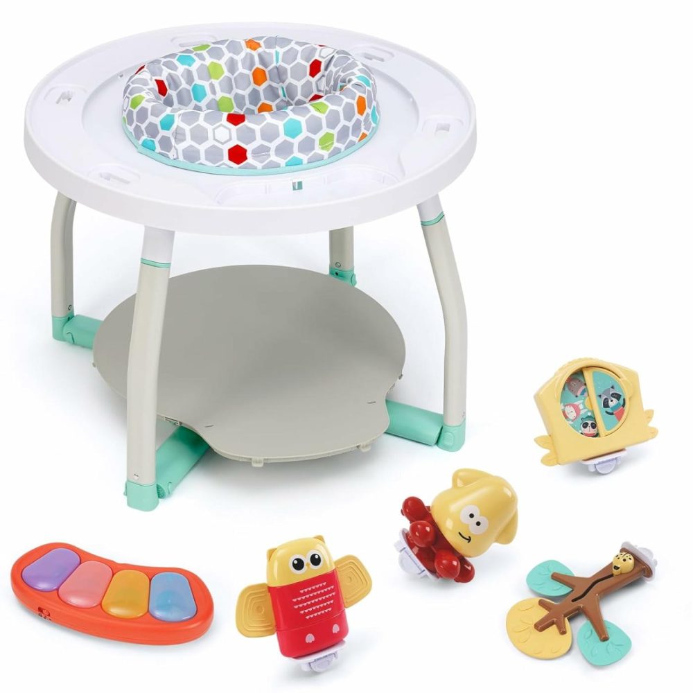 5-In-1 Activity Center  Tummy Time  Activity Center  Baby Balance Board  Toddler Activity Table  Table And Chair  Activity Center For Baby With 360° Rotating Seat  3 Adjustable Height. 4M+  |  Activity Centers Activity Centers Activity Centers