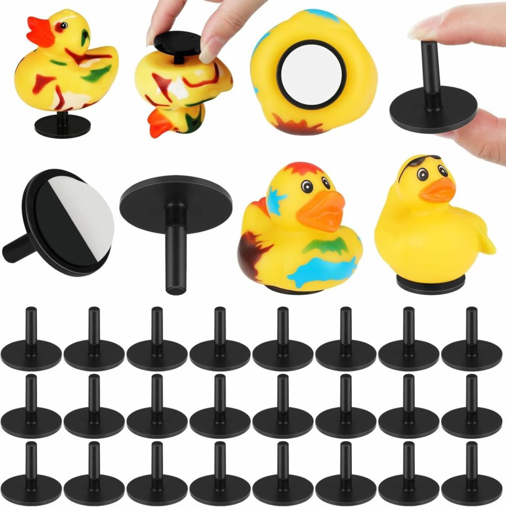 50 Pcs Jeep Duck Holder Rubber Duck Plug For Jeep Dashboard And Fixed Monitor Contains Double-Sided Stickers,Great Gift For Jeep Lover(Rubber Duck Not Included)  |  Bath Toys All Toys Bath Toys