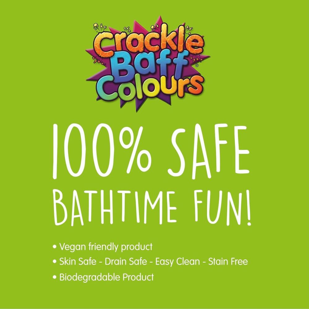 6043 Crackle Baff Colours  3 Bath Pack  Make Water Crackle And Change Colour  Children’s Sensory & Bath Toy  |  Bath Toys All Toys Bath Toys