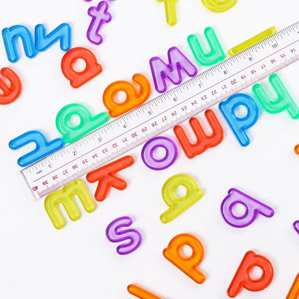 78 Pcs Translucent Lowercase Letters – Learning Toy For Light Table Accessories And Manipulatives  |  Sorting & Stacking Toys All Toys Sorting & Stacking Toys