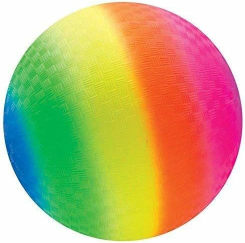 8.5 Inch Playground Balls Red  Blue  Green  Yellow And Rainbow!  |  Balls All Toys Balls