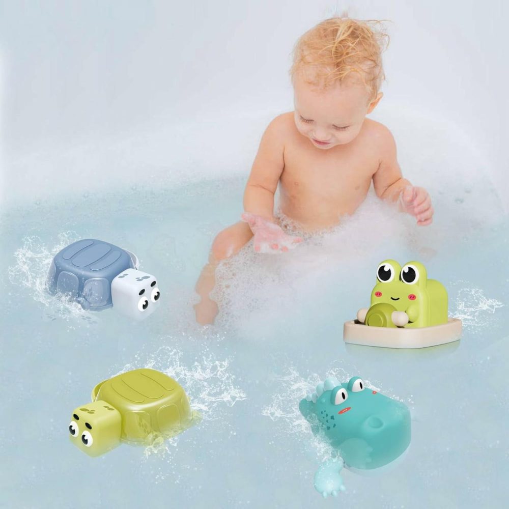 8-Pack Bath Toys For Kids Ages 1-3 – Mold Free Swimming Baby Bath Toys And Birthday Gifts For 1 Year Old Boys And Girls  |  Bath Toys All Toys Bath Toys