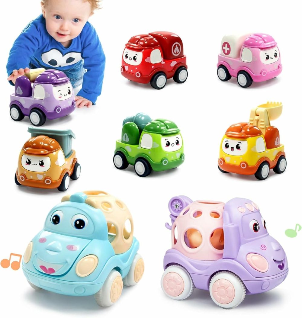 8 Pack Mini Toy Cars For Toddlers 1-3 Pull Back Cars For Toddlers 1 2 3 4 Year Old Truck Toys Friction Powered Car Kids Boys Birthday Gifts Baby Girls Toys  |  Push & Pull Toys All Toys Push & Pull Toys