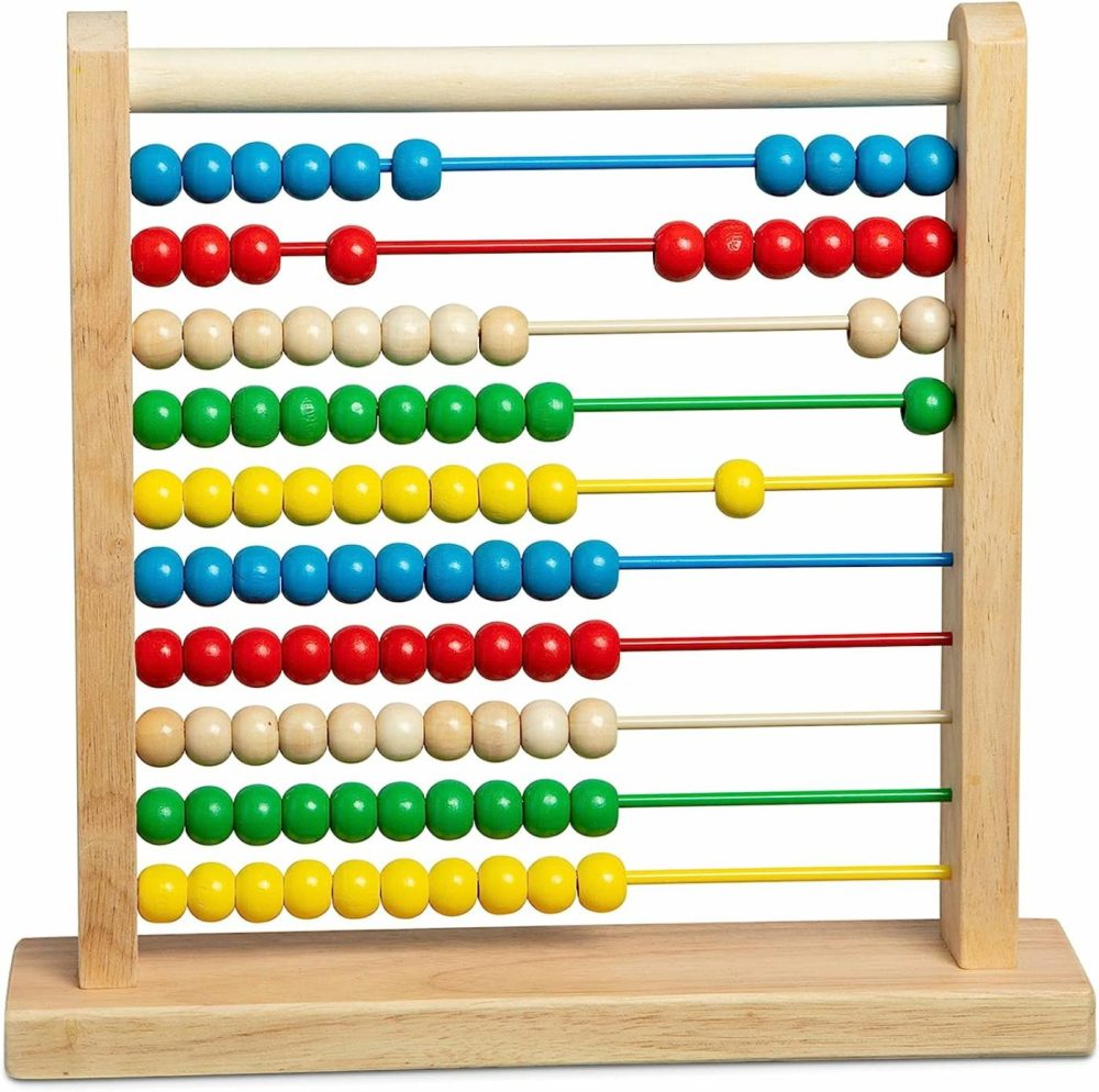 Abacus – Classic Wooden Educational Counting Toy With 100 Beads  |  Abacuses Abacuses Abacuses