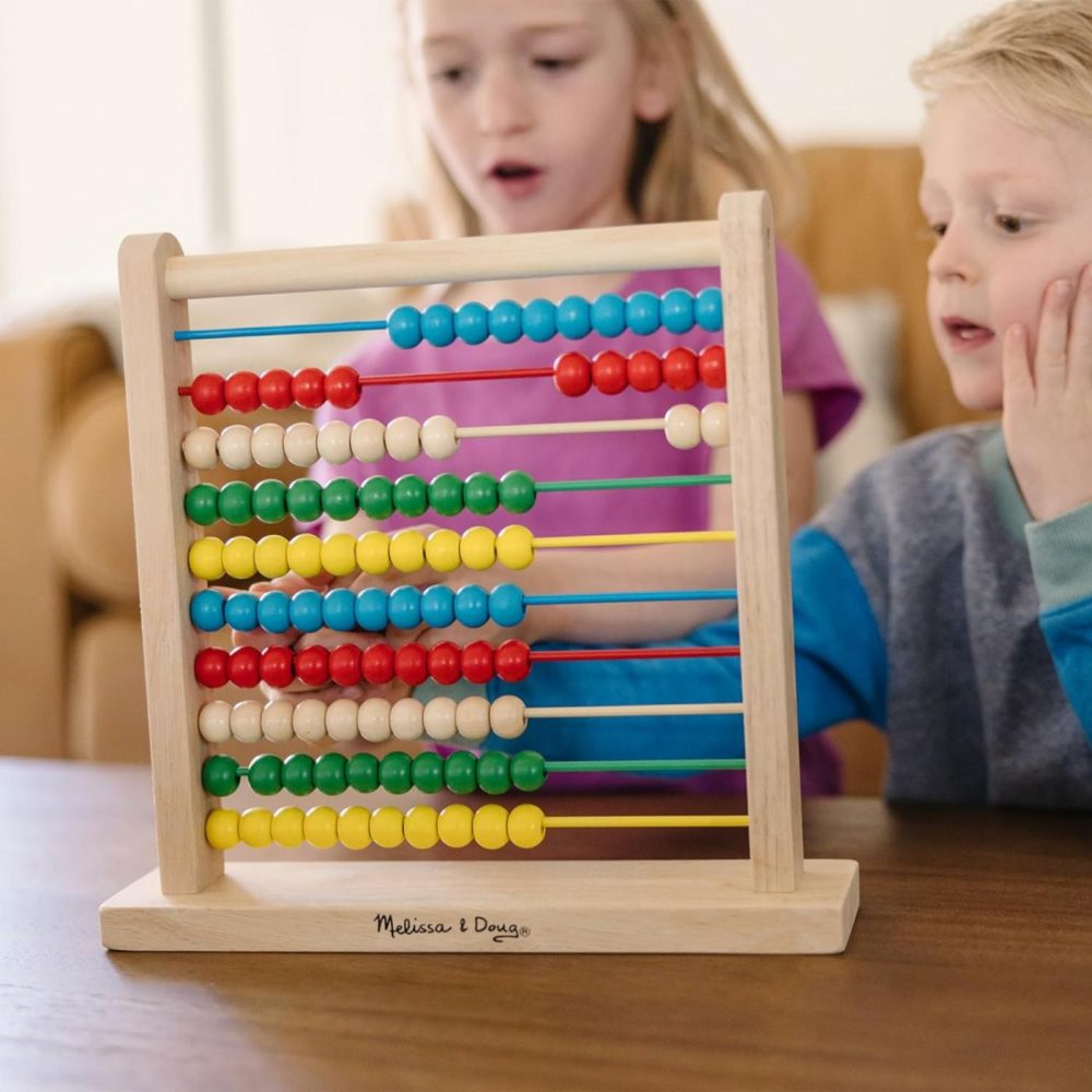 Abacus – Classic Wooden Educational Counting Toy With 100 Beads  |  Abacuses Abacuses Abacuses