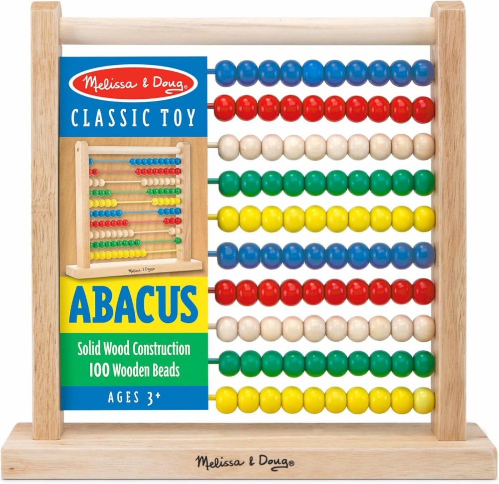 Abacus – Classic Wooden Educational Counting Toy With 100 Beads  |  Abacuses Abacuses Abacuses