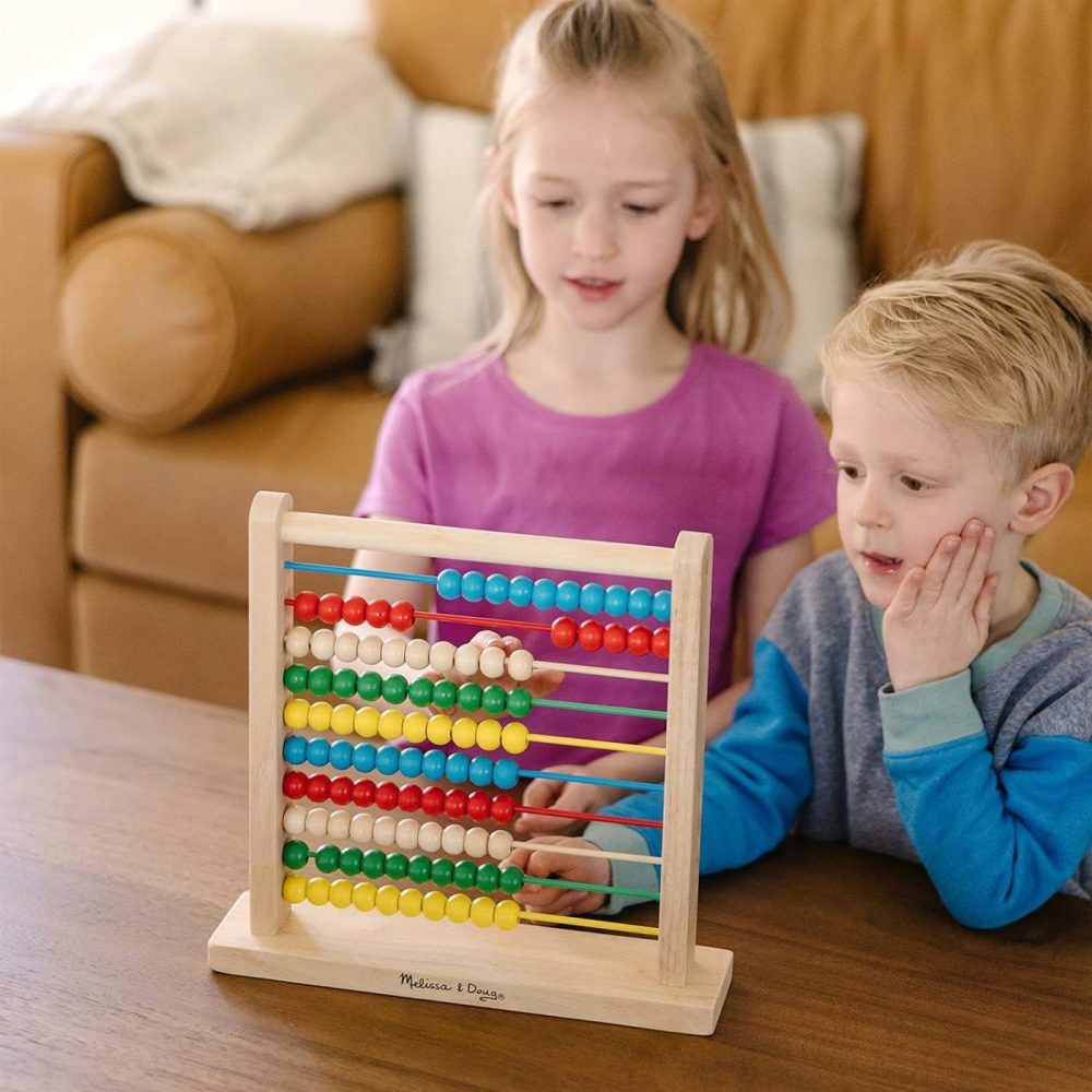 Abacus – Classic Wooden Educational Counting Toy With 100 Beads  |  Abacuses Abacuses Abacuses