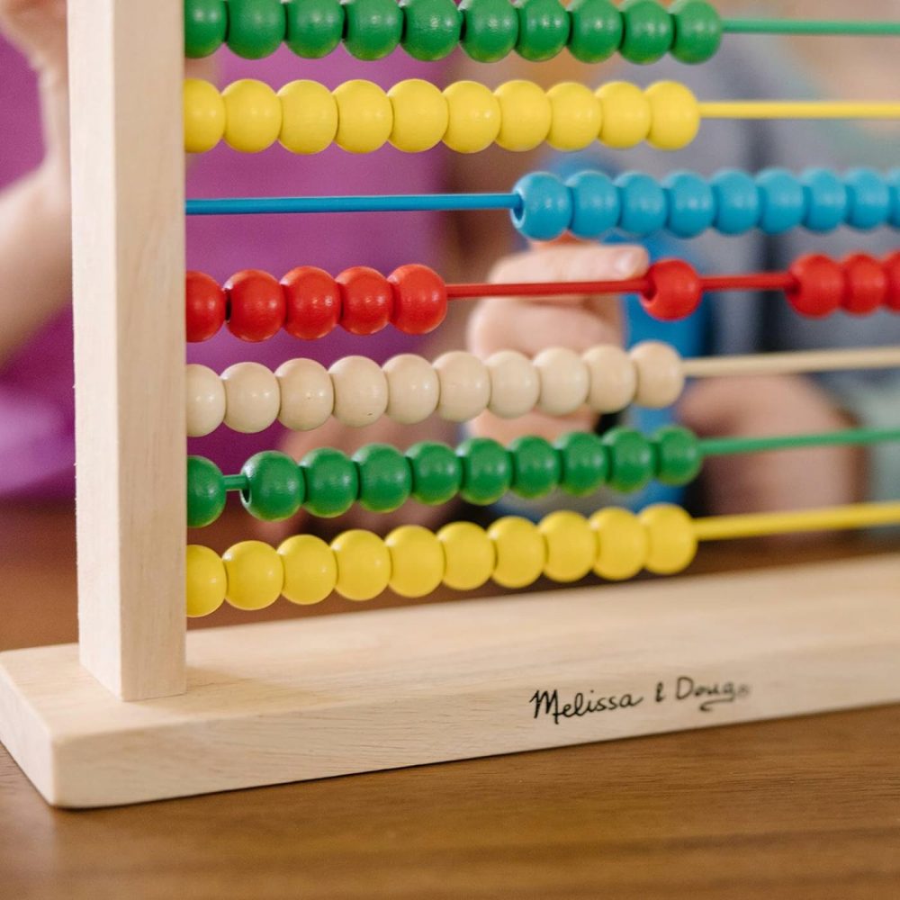 Abacus – Classic Wooden Educational Counting Toy With 100 Beads  |  Abacuses Abacuses Abacuses