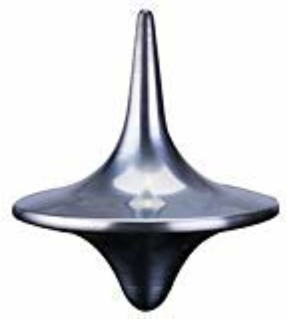 Accurate Spinning Top  Vintage Totem Zinc Alloy Silver Toy Gift  |  Spinning Tops All Toys Spinning Tops