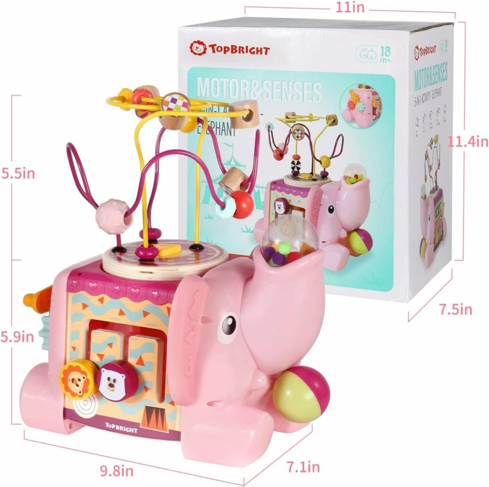 Activity Cube Toys For 1 2 Year Old Girls  Baby Toys For 12-18 Month With Bead Maze  One Year Old Girl Birthday Gifts  |  Activity Cubes Activity Cubes Activity Cubes