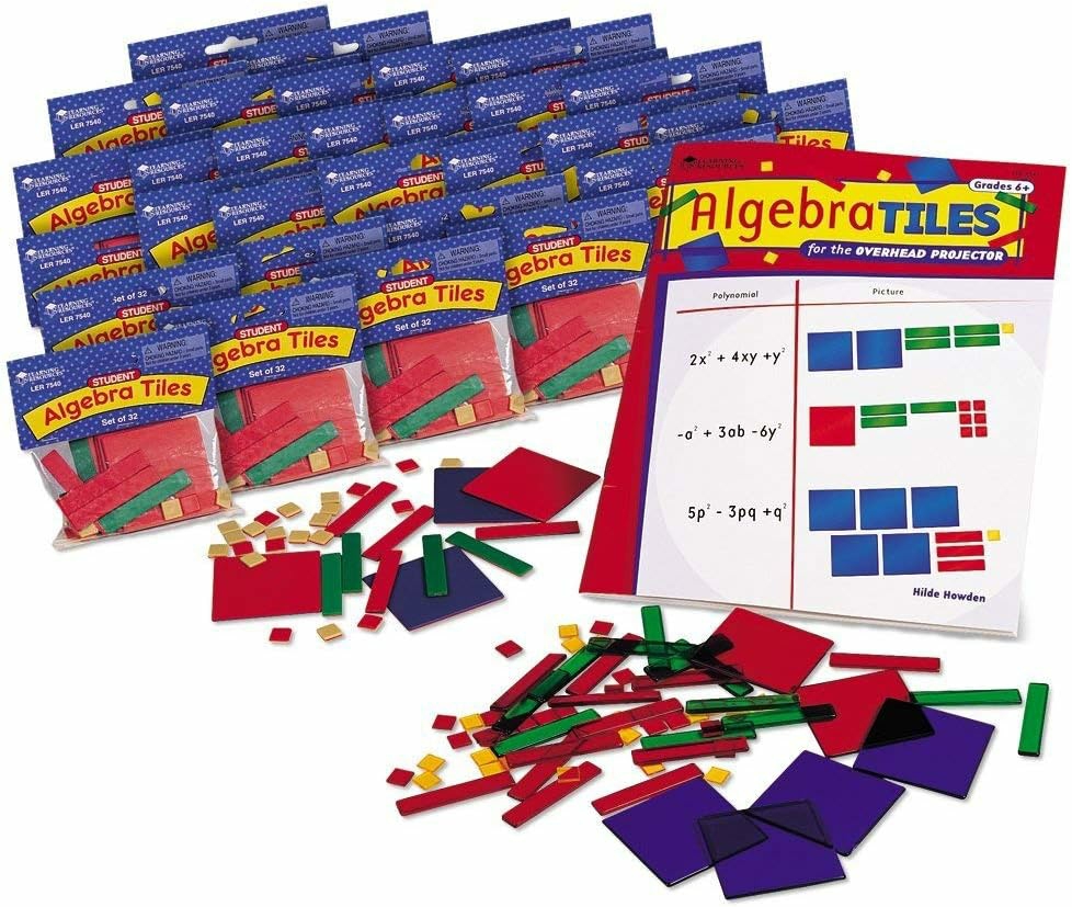 Algebra Tile Class Set  |  Sorting & Stacking Toys All Toys Sorting & Stacking Toys