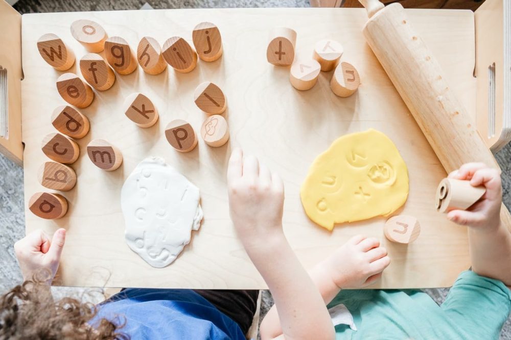 Alphabet Playdough Stamps For Kids – Lowercase Letter Stamp Set – Abc Toddler Clay Dough Stampers  |  Sorting & Stacking Toys All Toys Sorting & Stacking Toys