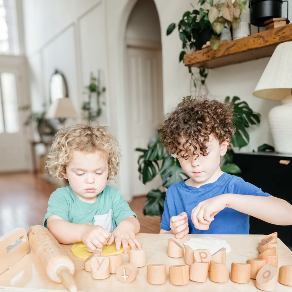 Alphabet Playdough Stamps For Kids – Lowercase Letter Stamp Set – Abc Toddler Clay Dough Stampers  |  Sorting & Stacking Toys All Toys Sorting & Stacking Toys