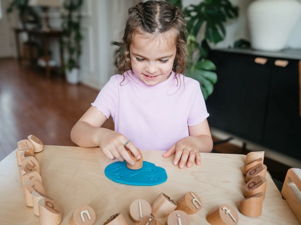 Alphabet Playdough Stamps For Kids – Lowercase Letter Stamp Set – Abc Toddler Clay Dough Stampers  |  Sorting & Stacking Toys All Toys Sorting & Stacking Toys