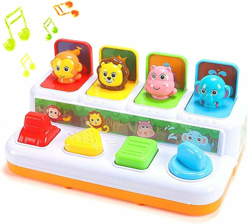 Animal Park Interactive Pop Up Music Toy,Up- Early Education Activity Center Toy  Ages 7 8 9 10 11 12 Months And Up Infant Toddlers Toys.  |  Musical Toys All Toys