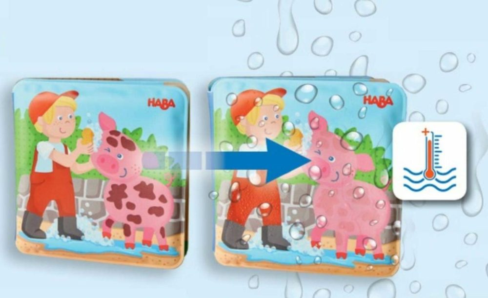 Animal Wash Day – Magic Bath Book – Wipe With Warm Water And The “Muddy” Pages Come Clean  |  Bath Toys All Toys Bath Toys