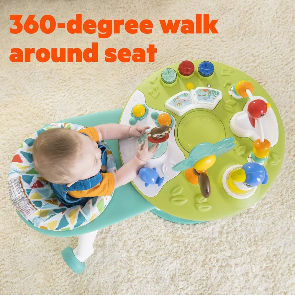 Around We Go 2-In-1 Walk-Around Baby Activity Center & Table  Tropic Cool  Ages 6 Months+  |  Activity Centers Activity Centers Activity Centers