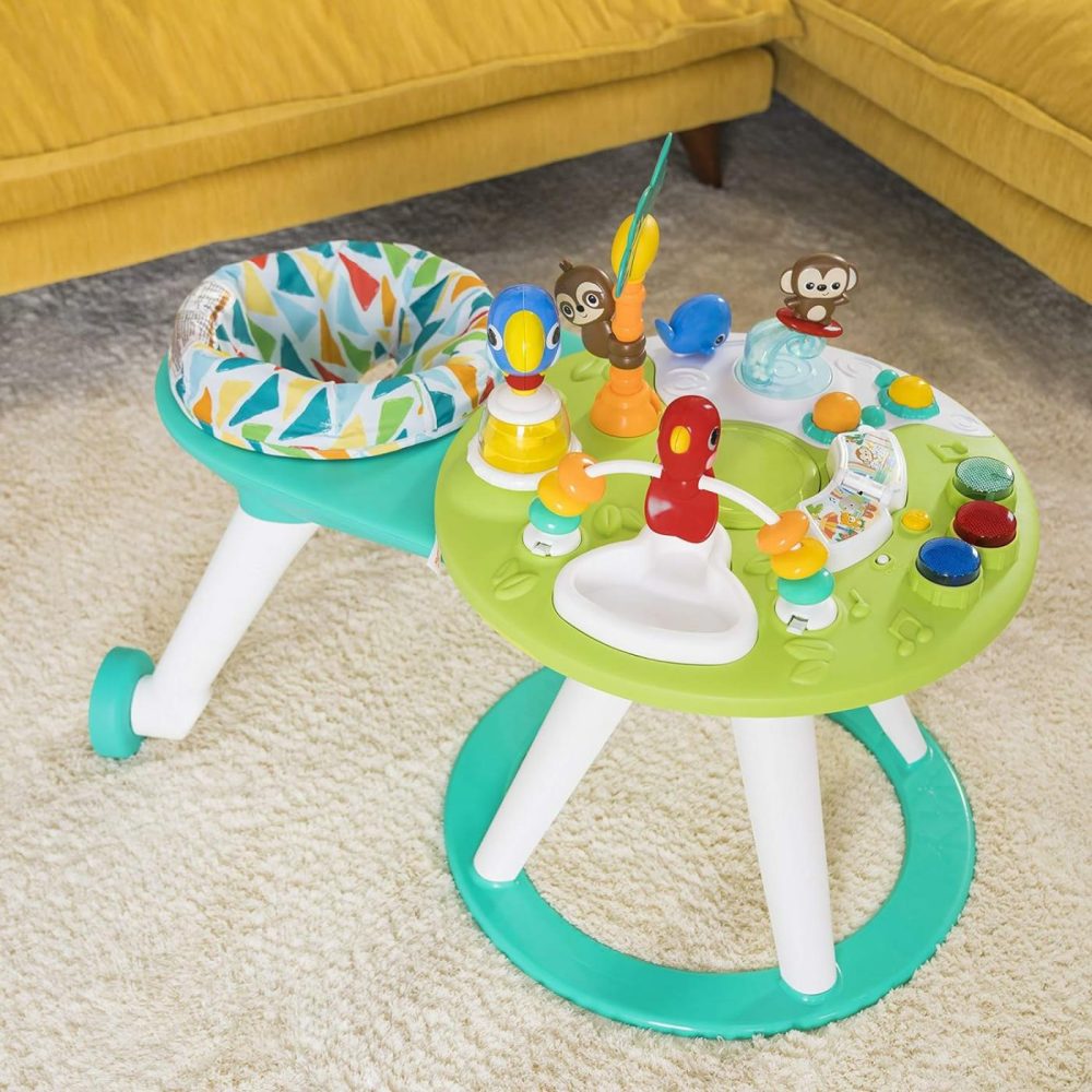 Around We Go 2-In-1 Walk-Around Baby Activity Center & Table  Tropic Cool  Ages 6 Months+  |  Activity Centers Activity Centers Activity Centers