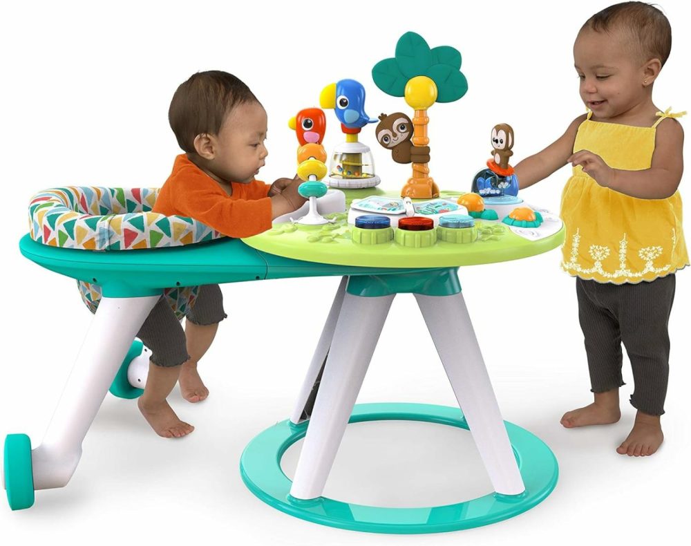 Around We Go 2-In-1 Walk-Around Baby Activity Center & Table  Tropic Cool  Ages 6 Months+  |  Activity Centers Activity Centers Activity Centers