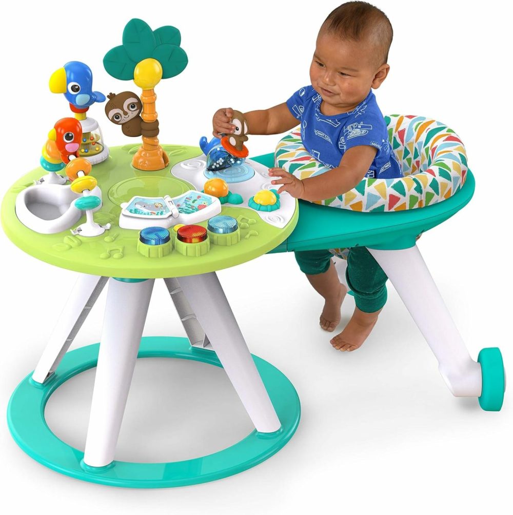 Around We Go 2-In-1 Walk-Around Baby Activity Center & Table  Tropic Cool  Ages 6 Months+  |  Activity Centers Activity Centers Activity Centers