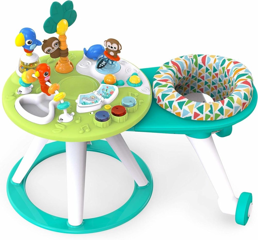 Around We Go 2-In-1 Walk-Around Baby Activity Center & Table  Tropic Cool  Ages 6 Months+  |  Activity Centers Activity Centers Activity Centers