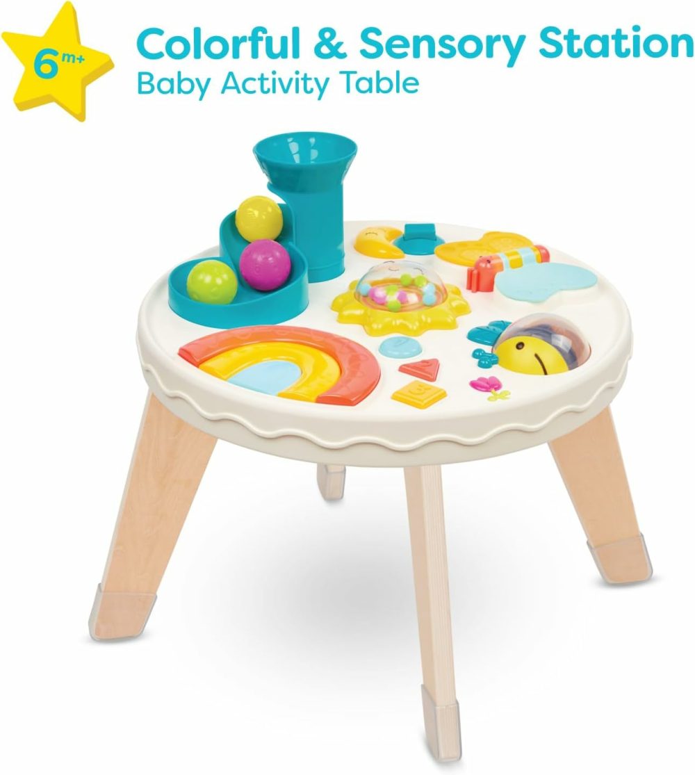 B. Play- Colorful & Sensory Station- Developmental Musical Learning Toy For Babies- 7 Activites- Lights And Sounds Play Table- 6 Months +  |  Musical Toys All Toys